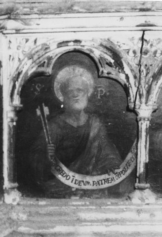 Anonimo — Corna Antonio della - sec. XV - San Pietro — particolare